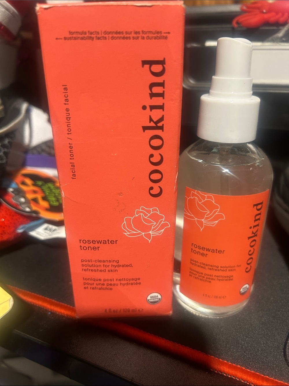 Cocokind Rosewater Toner - Orange Bottle